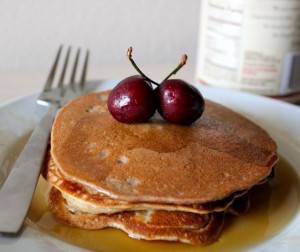 Chocolate Cherry Pancakes Chocolate Cherry Pancakes