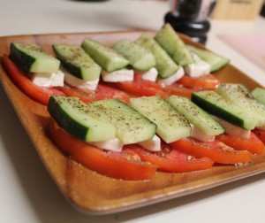 Tomato Cucumber Crudo Tomato Cucumber Crudo
