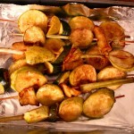 Tangy Zucchini and Green Onion Kabobs