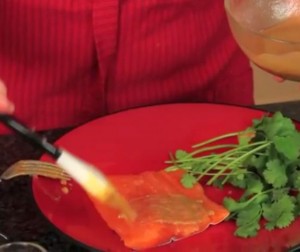 Broiled salmon Broiled salmon