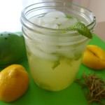 Honeysuckle Mint Lemonade