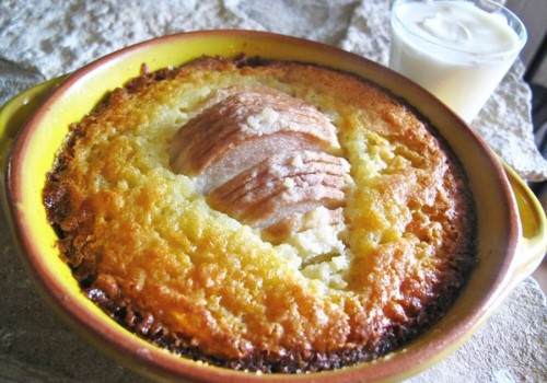 Pear Tart With Almond Whipped Cream
