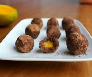 Raw Mango Cacao Truffles Raw Mango Cacao Truffles