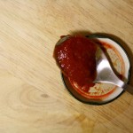 Spreading Pasta Sauce Spreading Pasta Sauce
