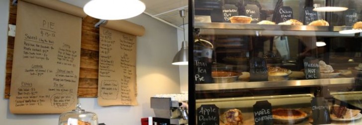 The Pie Hole menu The Pie Hole menu