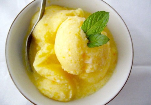 Whole Orange Sherbet Whole Orange Sherbet