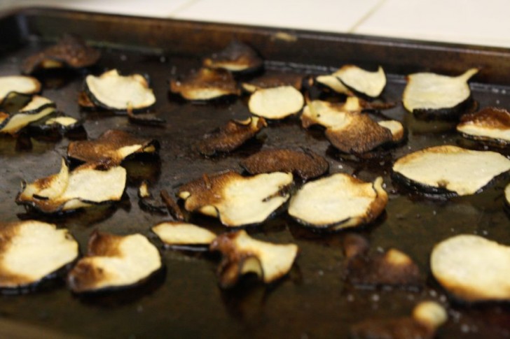 Baked Black Radishes