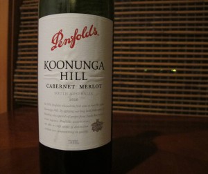 Penfolds Koonunga Hill Cabernet Merlot Wine Penfolds Koonunga Hill Cabernet Merlot Wine
