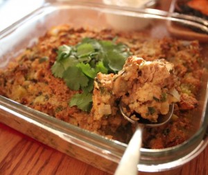 Oyster Cornbread Stuffing With Jalapeño, Cilantro, & Lime Oyster Cornbread Stuffing With Jalapeño, Cilantro, & Lime