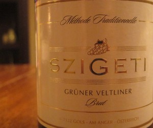 Szigeti Sparkling Gruner Veltliner Szigeti Sparkling Gruner Veltliner