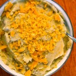 Horseradish Cheddar Mashed Potatoes