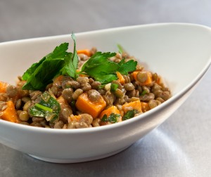 Green Lentil & Sweet Potato Salad Green Lentil & Sweet Potato Salad
