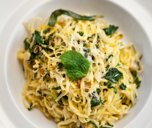 Mint Garlic Pasta Mint Garlic Pasta