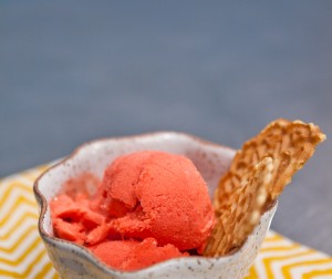 Strawberry Sorbet With Mint and Parsley Strawberry Sorbet With Mint and Parsley